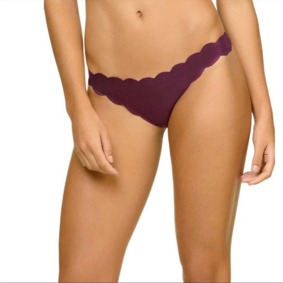 PILYQ Plume Peacock Wave Full Teeny Reversible Bikini Bottoms NWT - Picture 3 of 9